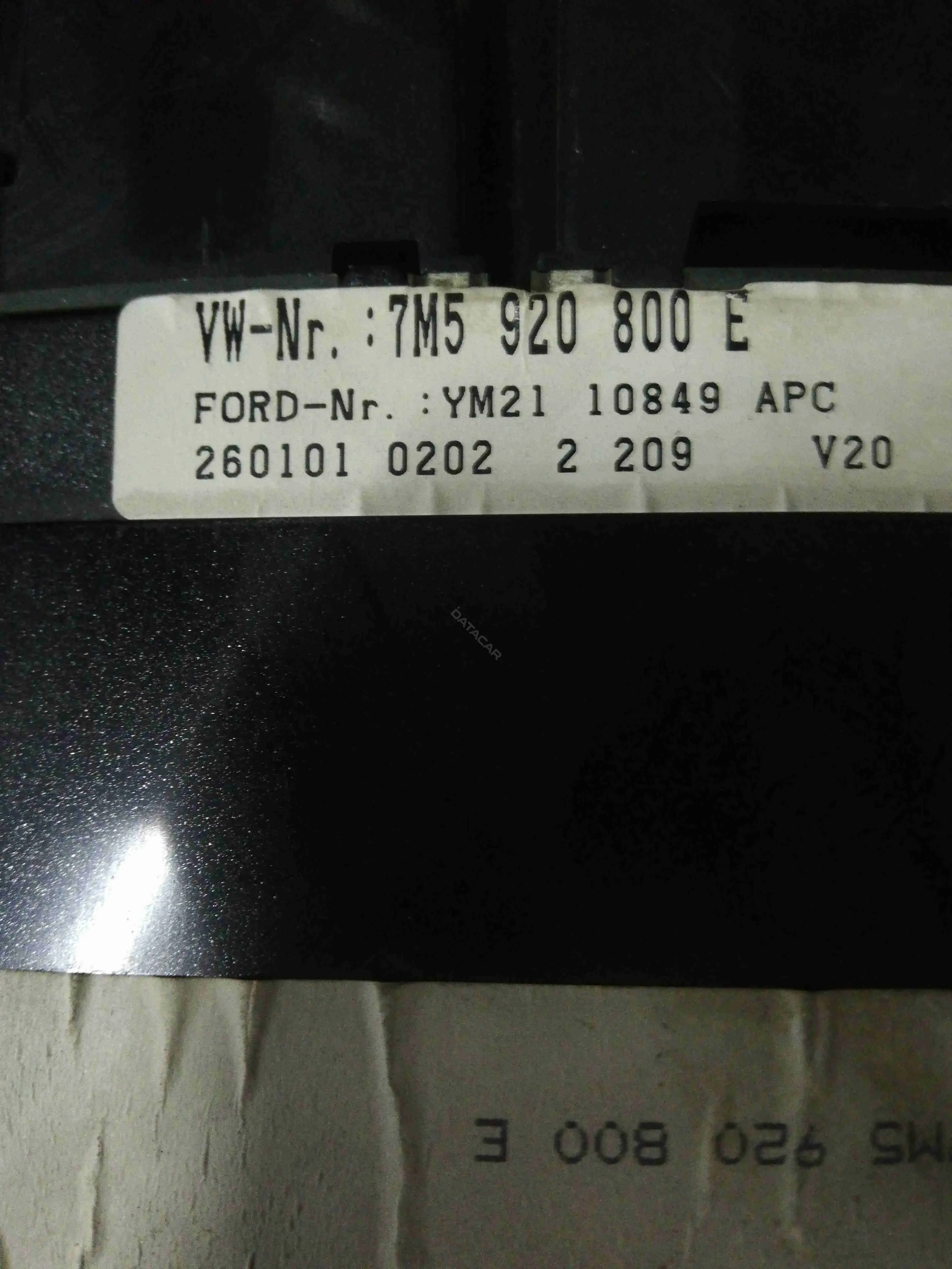 Панель приборов 7m5920800e